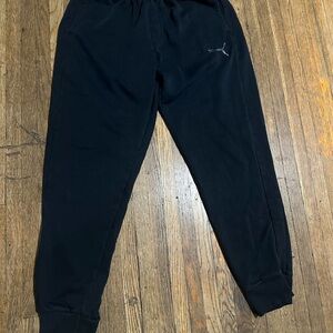 Puma Black Elastic Waistband Pants